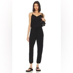 Revolve x Lanston Drawstring Back Jumpsuit in Black Large